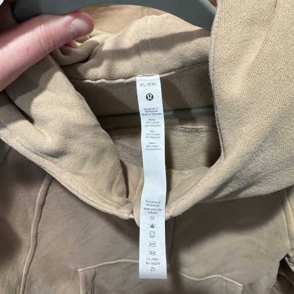 11. Lululemon Scuba Oversized 1/2 Zip Hoodie in Trench - Picture 10 of 10